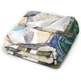 thumbnail image 3 of Peacock Throw Blanket Peacock Chinese Painting Style Luxury Cozy Plush Soft Blanket for Bed, Couch, Sofa, Dorm, Home Decor Queen Size 60"X50", 3 of 6