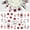 E, variant on 2 Pieces Valentine's Day Romantic Red Heart Circle Chess Nail Stickers for Unique Nail Art