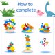thumbnail image 5 of Animali impilabili Giocattoli in Legno Building Blocks Stacking Balance Giocattoli Set Bilancio Animale Impilabile Impilamento Alto Edificio Building Blocks Giocattoli Set (Dinosaur) Muyoka Hogar, 5 of 6