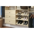 thumbnail image 3 of Easy Track Wood Laminate Dual Tower Closet Organizer, 3 of 5