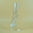 thumbnail image 2 of ZHONGJIUYUAN 1 Set Unisex Transparent Feet Mannequin Plastic Stand Socks Display Torso Hollow, 2 of 4