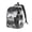 Medium, variant on 60s Black White Western Cowboy Pattern Durable Canvas Backpack for Men & Women – Stylish & Lightweight – Adjustable Straps, Multiple Pockets – Fits 15-17 Inch LaptopsMedium