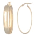 thumbnail image 1 of Arracada Ovalada De Oro De 10k Lisa 18mmx37mm Imperial Jewelry, 1 of 3