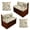 Boho Tribal Feather Arrow, variant on SCRAWLGOD 6 Pcs RV Dinette Cushion Covers Elastic Camper Couch Cushion Slipcovers Replacement Futon Furniture Protector for Sofa Bed, Boho Tribal Feather Arrow