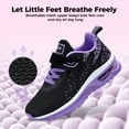 thumbnail image 4 of JOYFON Kids Running Shoes for Boys Girls Children Tennis Sports Athletic School Walking Sneakers BlackPurple Big Kids Size 5, 4 of 5