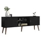 thumbnail image 2 of Mueble Mesa Para Tv Rack Madesa 2 Puertas Hasta 65 Negro 02, 2 of 10