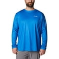 thumbnail image 6 of Columbia Men's PFG Terminal Tackle Fish Flag Long Sleeve Shirt (Vivid Blue/FL Fish, XL), 6 of 9
