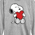 thumbnail image 3 of Peanuts -  Valentine's Hugging Heart  - Toddler And Youth Long Sleeve Graphic T-Shirt, 3 of 6