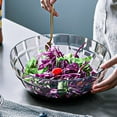 thumbnail image 3 of Salad Bowl Eco-friendly Large Capacity Plastic Snack Serving Salad Bowl for Home, 3 of 10