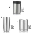 thumbnail image 4 of Kearding Botella de agua con aislamiento de acero inoxidable, taza para beber en frío, portátil, antideslizante, para acampar, escuela de Type2 NO2, 4 of 6