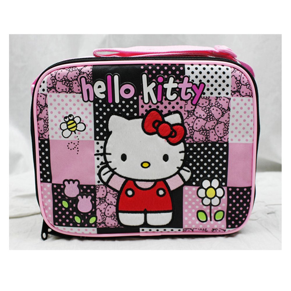 Lunch Bag Hello Kitty Pink/Red Box New Case Girls Gifts Licensed 82514