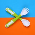 thumbnail image 3 of Irfora Baby Spoon and Fork Set Travel Case Bendable & Non-Slip Handle Baby Training Spoon with Storage Box Portable Baby Tableware for Babies Infants Toddlers, 3 of 7