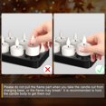 thumbnail image 2 of PChero 6PCS Rechargeable Flameless Candles Flickering with Remote Timer & USB Charging Base, 3D Wick Led Tea Lights Candles Battery Operated for, 2 of 9