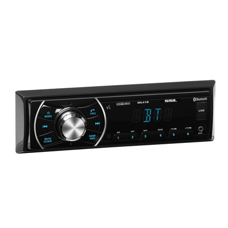 Sound Storm ML41B Single Din Bluetooth Audio and Calling Car Stereo System