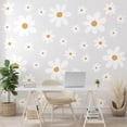 thumbnail image 6 of 12 Sheets Daisy Wall Decals Flower Wall Stickers Large Daisy Wall Stickers Daisy Decals for Wall Peel and Stick for Nursery Kids Girls Bedroom Living Room Wall Decor, 6 of 7
