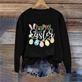 thumbnail image 7 of Fjofpr Womens Clothes under $8 Women's Spring And Summer Round Neck Easter Printed Loose Sweatshirt Long Sleeve Top Sweatshirt Hoodless Sweatshirt, 7 of 7