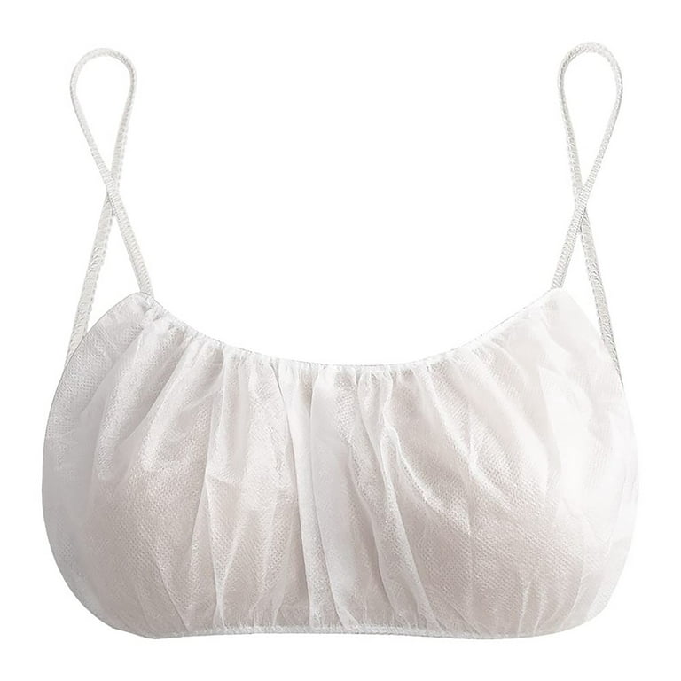 haxmnou women's disposable bras disposable spa top underwear brassieres  tops 