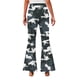 thumbnail image 4 of Pantalones largos con estampado de camuflaje para niñas, forro polar cálido, leggings casuales ligeramente acampanados, traje para niñas de 5 a 16 años., 4 of 6