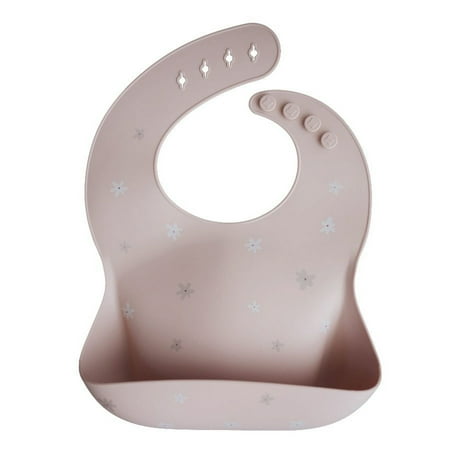 UPC: 7426999778516 | Mushie Daisy Silicone Bib Flowers Pink