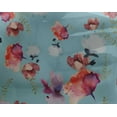 thumbnail image 4 of oneOone Georgette Viscose Sky Blue Fabric Flower & Leaves Watercolor Fabric For Sewing Printed Craft Fabric By The Yard 42 Inch Wide, 4 of 4