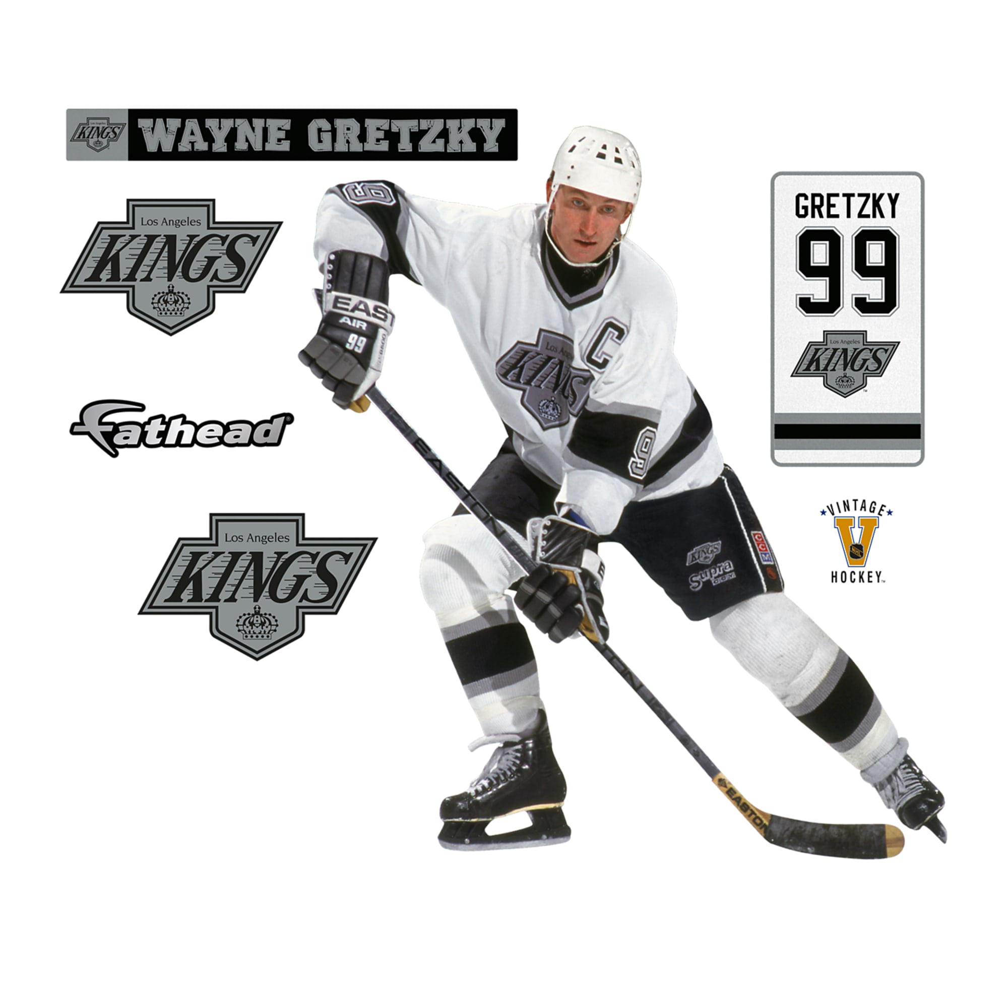 Fathead NHL Los Angeles Kings Wayne Gretzky Wall Decal - 71-71504