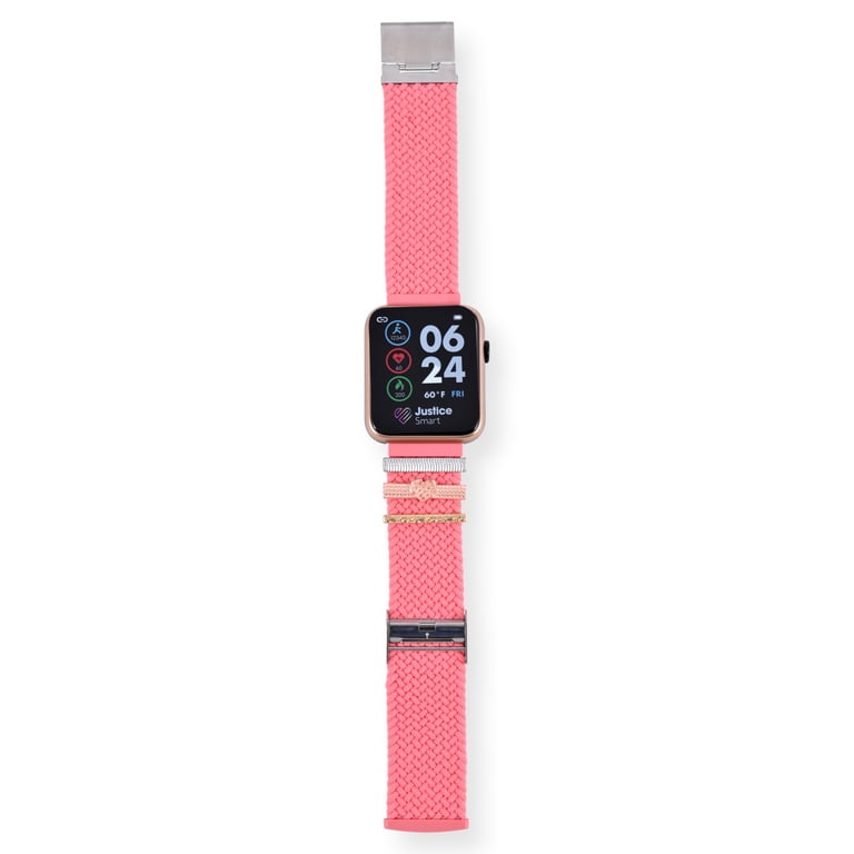 Justice Smartwatch in Rose Weave and Rose Gold photo 3
