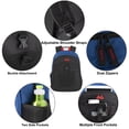 thumbnail image 6 of Summit Ridge 24 Pack Multi Mesh Pocket, Rubber Grip Handle 18 Inch Backpacks, Padded Shoulder Straps for Travel, Commute, 6 of 8