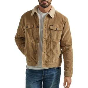 Wrangler Men's Sherpa Lined Trucker Jacket