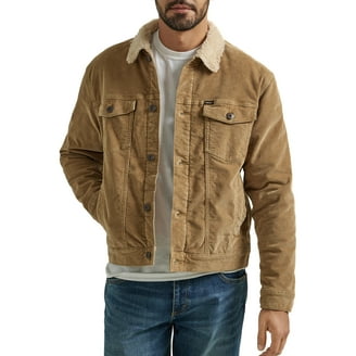 Wrangler Men's Corduroy Sherpa Lined Trucker Jacket - Walmart.com
