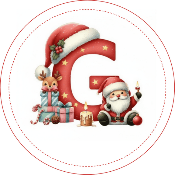 Cheapark 90PC Personalized Christmas Stickers - Customizable Name Labels, Waterproof for Gift Wrapping, Packages & Holiday Decor