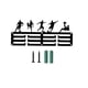 thumbnail image 5 of Estante para placas deportivas, colgador de medallas, gancho negro montado para medallas de fútbol, para la casa del club de fútbol de la escuela, 5 of 9
