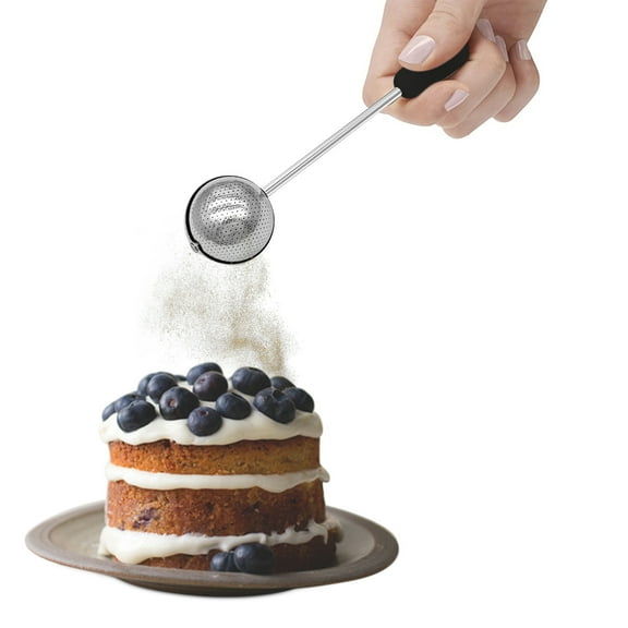 1 X Colander Clearance! Baker'S Dusting Wand for Sugar Flour and Spices Stainless Steel Flour Spoon Sugar Powder Spoon