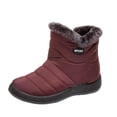 thumbnail image 2 of Botas de invierno para mujer, zapatos de nieve impermeables, botines casuales planos, zapatos de talla grande Wmkox8yii ghj1130, 2 of 8