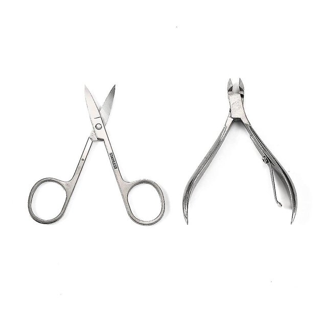 Venta al por mayor Nail Art Manicure Tools Set Nails Clipper Tijeras Pinzas Cuchillo Juegos de manicura para Nail Manicure Set LingWen 8390606689047