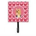 thumbnail image 2 of Silky Terrier Hearts Love and Valentines Day Portrait Leash or Key Holder, 2 of 2