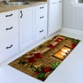 thumbnail image 3 of simhoa Christmas Door Mat Non-Slip Cozy Easy Care Flange Decor Machine Washable Rug for 10 60x180cm, 3 of 8