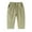 Green, variant on LYHaoo 2025 New Children's Solid Color Casual Pants Fashion Children's Pants Wide Leg Pants Sizes 18-24 Months Brown