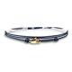 thumbnail image 1 of (Oro Azul)Pulsera Delgada para Hombre y Mujer con Cierre de Mosquetón Artesanal - Joyería Marítima Surfista - Pulsera de Tela Minimalista - 100% Impermeable y Ajustable JM, 1 of 5