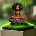 thumbnail image 4 of Elegant Rose Youngster Yoga Acrylic Courtyard Decoration Ground Insert, Outdoor Potted Sculpture, Warm Home Gift for Garden Patio, 4 of 9