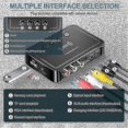 thumbnail image 4 of Bluetooth 5.0 Receiver Transmitter FM Stereo AUX 3.5mm Jack RCA Wireless NFC Bluetooth Audio Adapter for TV PC Headphone, 4 of 5