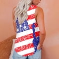 thumbnail image 4 of EKOUSN Womens Tank Tops Casual Flowy Printed Vest Shirts Sleeveless Cotton Soft Summer Tees Blouses, 4 of 4