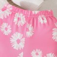 thumbnail image 7 of NOLDARES Baby Girl First Birthday Outfit Long Sleeve Romper Flare Pants Bow Cake Headband 3pcs Spring Fall Clothes,Hot Pink,3-6 M, 7 of 7