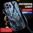 thumbnail image 2 of LAICAIW Flash Phonecase, Super Armor Flash Phonecase for iPhone, Colorful Nightlight Tempered Glass Phone Case, for iPhone 11 12 13 14 15 Pro Max (F,for iPhone 15Pro), 2 of 7