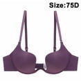thumbnail image 1 of Women Multi-Way Convertible Bra Low Back Halter Invisible Underwear Bra Beautiful Back Gather Bra, 1 of 9