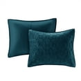 thumbnail image 4 of 3 Piece Velvet Quilt Set Teal King/Cal King, 4 of 6