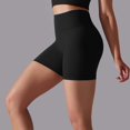 thumbnail image 4 of Afdoent Womens Shorts Women's Yoga Shorts Fashion Casual Seamless High Waisted Lift Summer Running Fitness Shorts Comfortable, 4 of 6