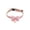Pink, variant on Checkered Bow Cat Collar Detachable Bow Tie Accessory, Kitten Necklace with Breakaway Buckle, Preppy Style for Small Pets, 6-9 Inches