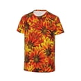 thumbnail image 3 of Fuzoiu Sunflower4 Print Boys' Casual T-Shirt,Crewneck Undershirts,Boys Athletic Shirt,Short Sleeve T-Shirts for Outdoor Play, 3 of 7