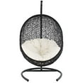 thumbnail image 2 of Hawthorne Collection Patio Swing Chair in Espresso and White, 2 of 4