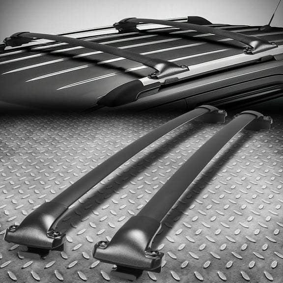 For 20-24 Ford Explorer Pair Aluminum Roof Rack Rail Cross Bar Cargo Carrier